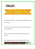 HCA 201B 2025&sol;2026 &ndash; 60 Exam Questions & Answers &ndash; Hypertension&comma; CHF&comma; HIV&comma; Respiratory Disorders &ndash; Written Test Portion