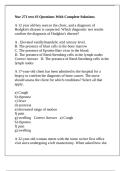Nur 271 test &num;3 Questions With Complete Solutions