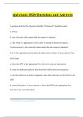 epd exam 2026 Questions and Answers
