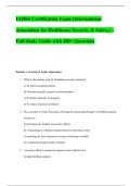 IAHSS Certification Exam Study Guide 2025&sol;2026 &vert;&vert; 280&plus; Practice Questions and Verified Correct Answers with Explanations