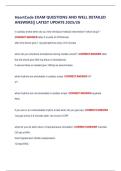 HeartCode EXAM QUESTIONS AND WELL DETAILED  ANSWERS&vert;&vert; LATEST UPDATE 2025&sol;26 