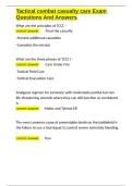 Tactical combat casualty care Exam Questions And Answers&period;docx