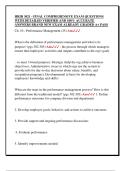 HRIR 3021 - FINAL COMPREHENSIVE EXAM QUESTIONS  WITH DETAILED VERIFIED AND 100&percnt; ACCURATE  ANSWERS BRAND NEW EXAM ALREADY GRADED A&plus; PASS 