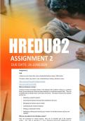 HREDU82 assignment 2 Semester 1 2026 - Due 8 July 2026 &lpar;All topics&rpar;