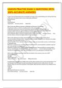 CAHIMS PRACTICE EXAM 2 QUESTIONS WITH 100&percnt; ACCURATE ANSWERS