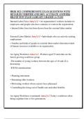 HRIR 3021 COMPREHENSIVE EXAM QUESTIONS WITH  DETAILED VERIFIED AND 100&percnt; ACCURATE ANSWERS  BRAND NEW EXAM ALREADY GRADED A&plus; PASS