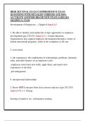 HRIR 3021 FINAL EXAM COMPREHENSIVE EXAM  QUESTIONS WITH DETAILED VERIFIED AND 100&percnt;  ACCURATE ANSWERS BRAND NEW EXAM ALREADY  GRADED A&plus; PASS