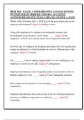 HRIR 3021 - EXAM 1 COMPREHENSIVE EXAM QUESTIONS  WITH DETAILED VERIFIED AND 100&percnt; ACCURATE  ANSWERS BRAND NEW EXAM ALREADY GRADED A&plus; PASS 
