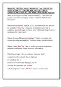 HRIR 3021 EXAM 1 COMPREHENSIVE EXAM QUESTIONS  WITH DETAILED VERIFIED AND 100&percnt; ACCURATE  ANSWERS BRAND NEW EXAM ALREADY GRADED A&plus; PASS