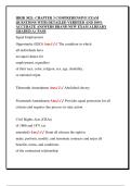 HRIR 3021&colon; CHAPTER 3 COMPREHENSIVE EXAM  QUESTIONS WITH DETAILED VERIFIED AND 100&percnt;  ACCURATE ANSWERS BRAND NEW EXAM ALREADY  GRADED A&plus; PASS