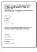 HRIR 3021 MC FINAL REVIEW COMPREHENSIVE EXAM  QUESTIONS WITH DETAILED VERIFIED AND 100&percnt;  ACCURATE ANSWERS BRAND NEW EXAM ALREADY  GRADED A&plus; PASS 