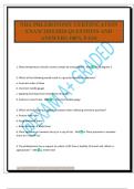 NHA PHLEBOTOMY CERTIFICATION EXAM 2025&sol;2026 QUESTIONS AND ANSWERS 100&percnt; PASS
