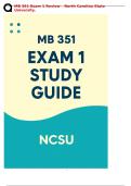 MB 351 Exam 1 Review &ndash; North Carolina State University