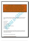 NSG 4525 &colon; ATI QUIZZES &lpar;ANTEPARTUM&comma; INTRAPARTUM&comma; POSTPARTUM&comma; NEONATE&comma; SELF & SEXUALITY&rpar; EXAM 1 2025&sol;2026 QUESTIONS AND ANSWERS 100&percnt; PASS