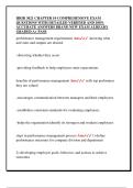 HRIR 3021 CHAPTER 10 COMPREHENSIVE EXAM  QUESTIONS WITH DETAILED VERIFIED AND 100&percnt;  ACCURATE ANSWERS BRAND NEW EXAM ALREADY  GRADED A&plus; PASS