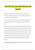TSA CBT Test Exam 2026 Questions and Answers