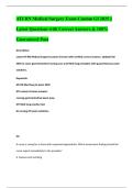 ATI RN Medical Surgery Exam Custom GI 2025 &vert;&vert; Latest Questions with Correct Answers & 100&percnt; Guaranteed Pass