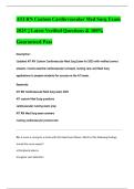 ATI RN Custom Cardiovascular Med Surg Exam 2025 &vert;&vert; Latest Verified Questions & 100&percnt; Guaranteed Pass