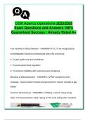 CISR Agency Operations 2025&sol;2026 &ndash; 100 Exam Q&As &vert; Risk&comma; Ethics&comma; E&O Claims&comma; Communication&comma; Reinsurance