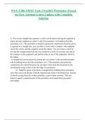 WGU C881 FRM1 Task 2 Euclid's Postulates &vert;Passed on First Attempt &vert;Latest Update with Complete Solution
