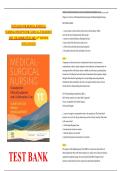 TESTBANK FOR MEDICAL SURGICAL  NURSING&colon; CONCEPTS FOR CLINICAL JUDGEMENT  AND COLLABORATIVE CARE  11TH EDITION  IGNATAVICIUS