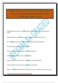 OROFACIAL ANATOMY CHAPTER 1 EXAM 2025&sol;2026 QUESTIONS AND ANSWERS 100&percnt; PASS