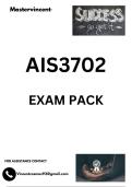 AIS3702 EXAM PACK 2025 &lbrace;DETAILED QUESTIONS AND ANSWERS&rcub;