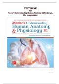 Mader's Understanding Human Anatomy & Physiology 10th Edition Test Bank by Susannah Longenbaker - Complete Chapters 1-19 A&plus; Graded