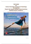 Seeley's Essentials of Anatomy and Physiology 10th Edition Test Bank by Cinnamon VanPutte&comma; Jennifer Regan&comma; Andrew Russo - Complete Chapters 1-20 A&plus; Graded