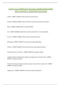 ALPP CLC COMPLETE ACTUAL EXAM QUESTIONS AND CORRECT ANSWERS 2025&sol;2026