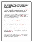 DRUG RECOGNITION EXPERT SCHOOL COMPREHENSIVE  EXAM QUESTIONS WITH DETAILED VERIFIED AND 100&percnt;  ACCURATE ANSWERS BRAND NEW EXAM ALREADY  GRADED A&plus; PASS 