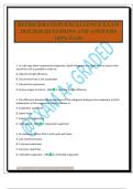 REFRIGERATION EXCELLENCE EXAM 2025&sol;2026 QUESTIONS AND ANSWERS 100&percnt; PASS