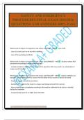 SAFETY AND EMERGENCY PROCEDURES FINAL EXAM 2025&sol;2026 QUESTIONS AND ANSWERS 100&percnt; PASS