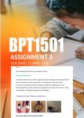 BPT1501 Assignment 3 Semester 1 2026 - Due 11 April 2026