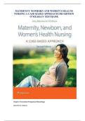 Full Test Bank &ndash; Maternity&comma; Newborn&comma; and Women&rsquo;s Health Nursing&colon; Comprehensive Approach&comma; 2nd Edition&comma; O&rsquo;Meara&rsquo;s Test Bank