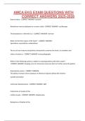 AMCA EKG EXAM QUESTIONS WITH CORRECT ANSWERS 2025-2026