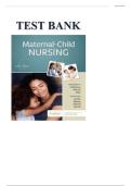Test Bank For Maternal-Child Nursing 6th Edition by Emily Slone McKinney&comma; All Chapter 1-55&vert; Complete Best Exam Practice Guide