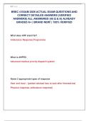 BREC 4 EXAM 2026 ACTUAL EXAM QUESTIONS AND  CORRECT DETAILED ANSWERS &lpar;VERIFIED  ANSWERS&rpar; ALL ANSWERED &lbrace;45 Q & A&rcub; ALREADY  GRADED A&plus; &vert; BRAND NEW&excl; &vert; 100&percnt; VERIFIED