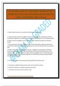 WATER SAFETY INSTRUCTOR FINAL WRITTEN EXAM 2025&sol;2026 QUESTIONS AND ANSWERS 100&percnt; PASS