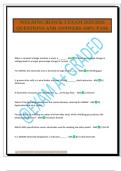 WELDING BLOCK 3 EXAM 2025&sol;2026 QUESTIONS AND ANSWERS 100&percnt; PASS