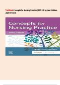 Test Bank Concepts for Nursing Practice &lpar;3RD Ed&rpar; by Jean Giddens 2024 STUVIA