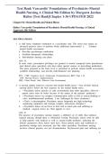 Varcarolis&rsquo; Foundations of Psychiatric-Mental Health Nursing 9th Ed &vert; Test Bank Ch 1-36 A&plus;