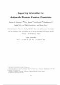 Antiparallel Dynamic Covalent Chemistries Most Recent and Latest Updated Version 