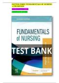 Full Test Bank &ndash; Potter & Perry Fundamentals of Nursing&comma; 11th Edition