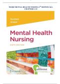 Full Test Bank &ndash; Gorman & Neeb&rsquo;s Mental Health Nursing&comma; 6th Edition 2025 by Gorman and Anwar