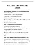 L3 CERAD EXAM 3 &lpar;FINAL EXAM&rpar; QUESTIONS AND ANSWERS 2025