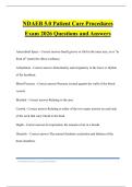 NDAEB 5&period;0 Patient Care Procedures Exam 2026 Questions and Answers