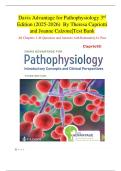 Davis Advantage for Pathophysiology 3rd Edition &lpar;2025-2026&rpar; &ndash; Test Bank All Chapters 1-46 with Questions&comma; Answers&comma; and Rationales