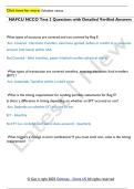 NAFCU NCCO Test 2 Questions with Detailed Verified Answers 