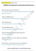 NSPIRE Training Questions with Detailed Verified Answers 